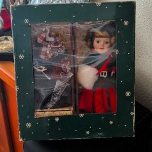 Porcelain Doll With Accessories